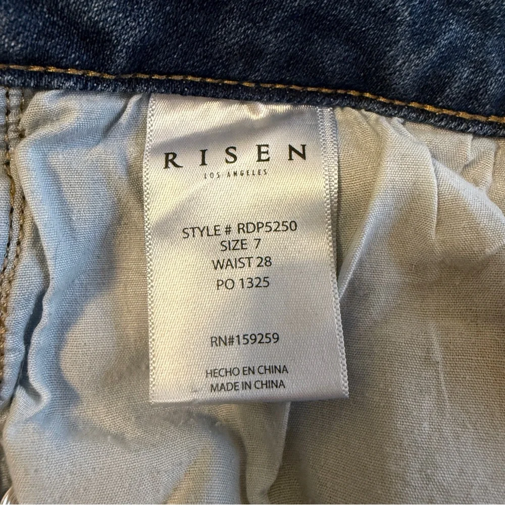 Risen | Classic Medium Wash Straight Leg Jeans - Picture 10 of 12